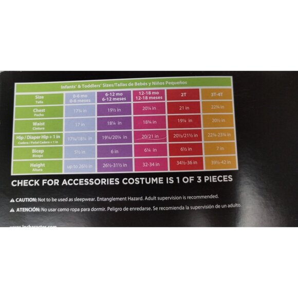 InCharacter Infant 6 to12 Months Baby Red Riding Hood Costume Halloween Outfit - Picture 5 of 7